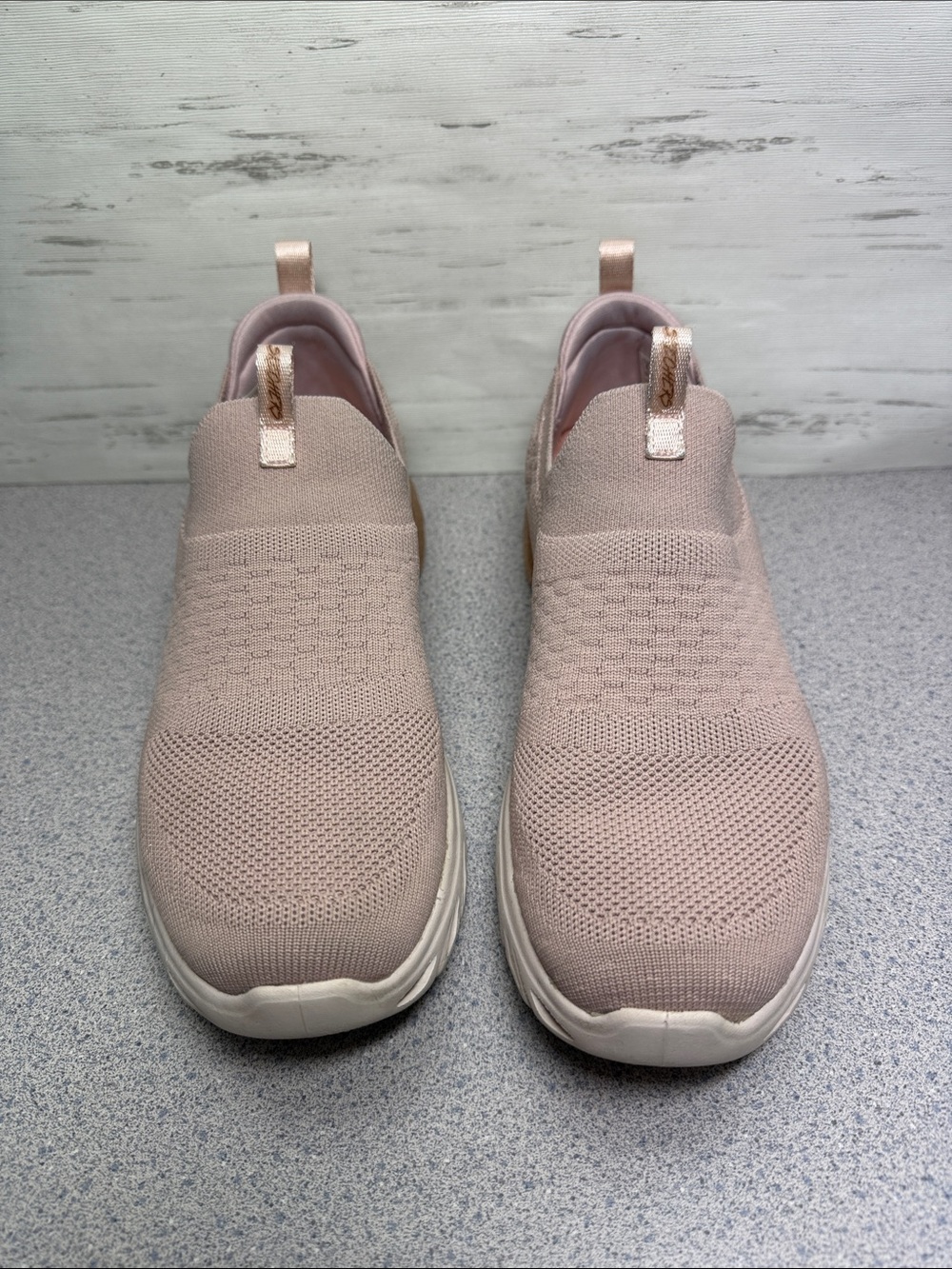 Skechers Women’s Slip-On Knit Sneakers - Blush Pink
